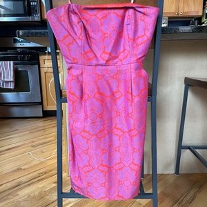 J Crew Ella Strapless Cocktail Dress